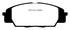 EBC 07-11 Acura CSX (Canada) 2.0 Type S Redstuff Front Brake Pads