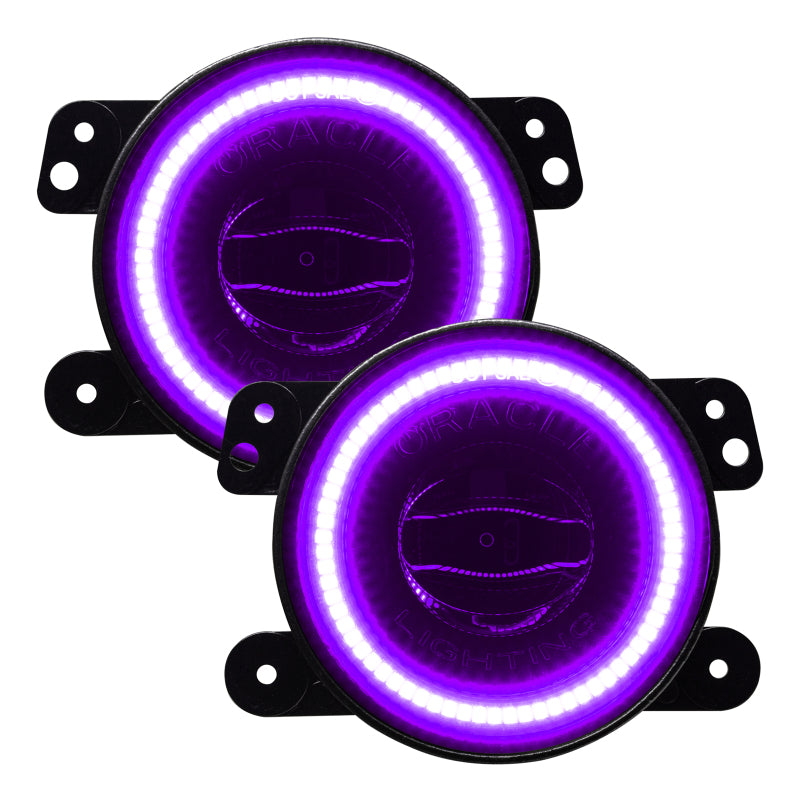 ORACLE Lighting High Performance Dynamic ColorSHIFT 20 W LED Fog Lights for Jeep JK/JL/JT 5846-332