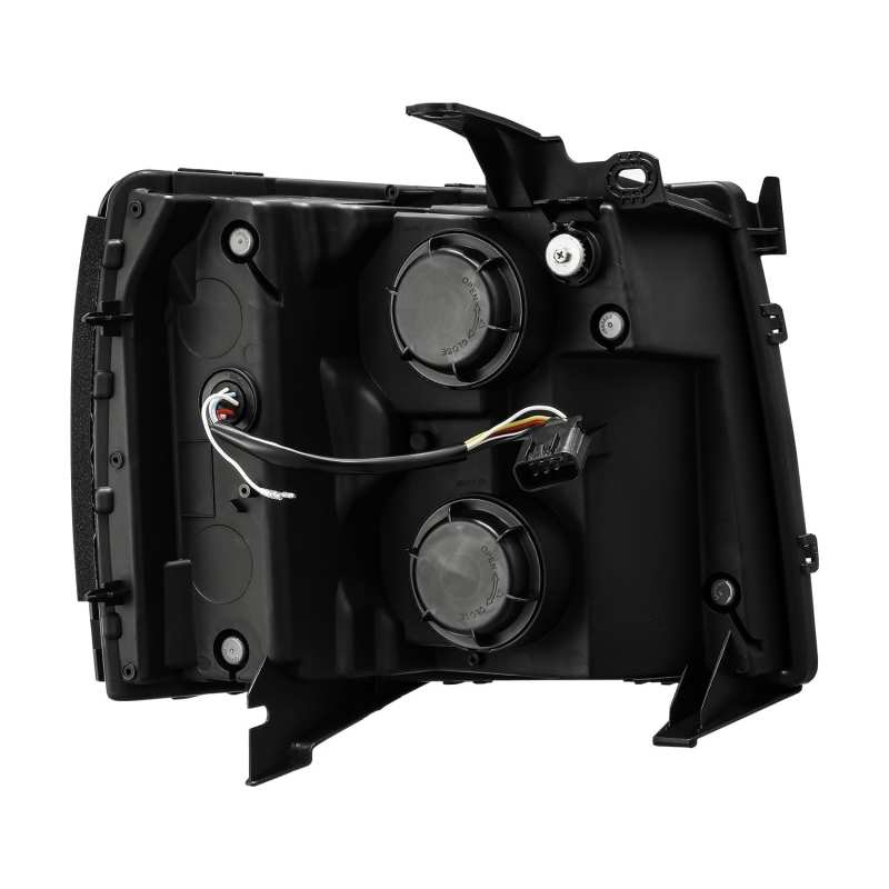 AlphaRex LUXX LED Projector Headlights Plank Style Jet Black for 07-13 Chevy 1500 880223