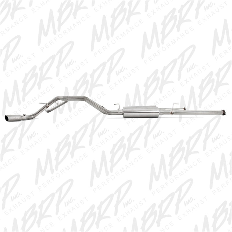 MBRP 2.5"Cat Back Dual Split Side For 09-21 Toyota Tundra 5.7L EC-Std.& SB/CC-SB S5316409