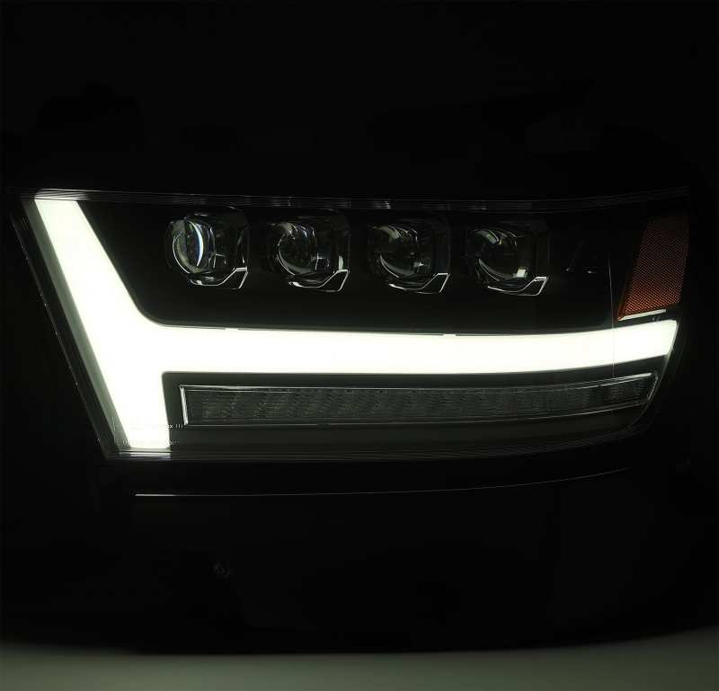 AlphaRex NOVA LED Projector Headlights Plank Style Gloss Black 19-20 Ram 1500HD 880516
