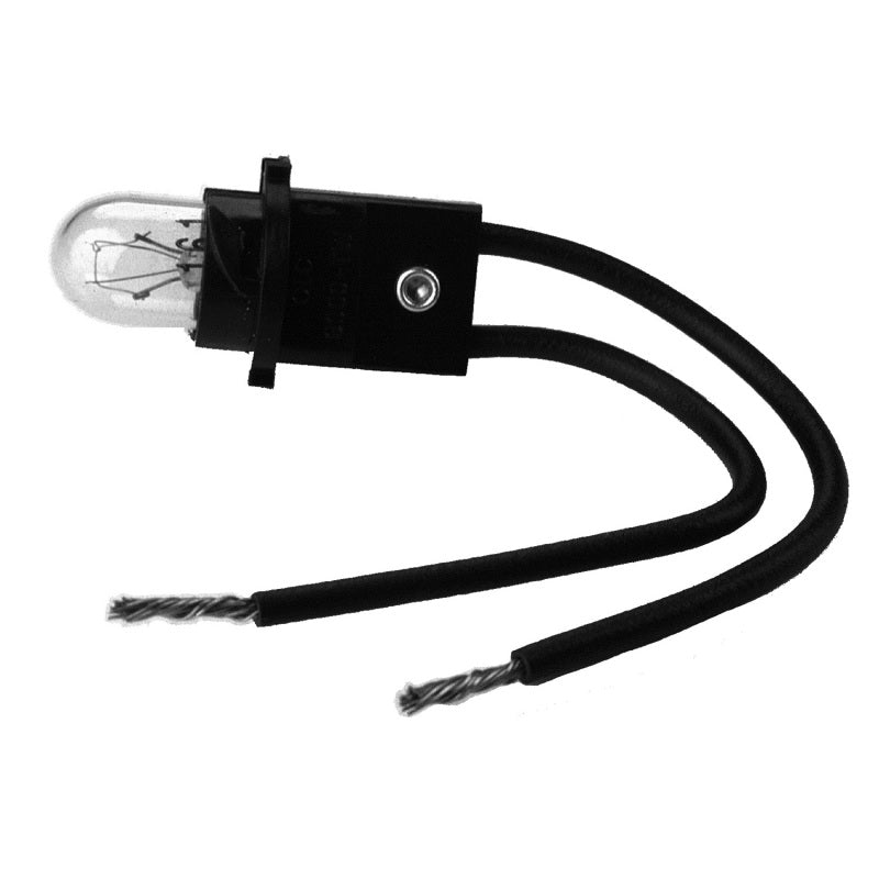 Autometer T3 2.7W/4.6W/4.9W Wedge Replacement Twist-In Light Bulb/Socket Assembly - 3220