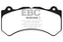 EBC 11+ Jeep Grand Cherokee 6.4 SRT-8 Greenstuff Front Brake Pads