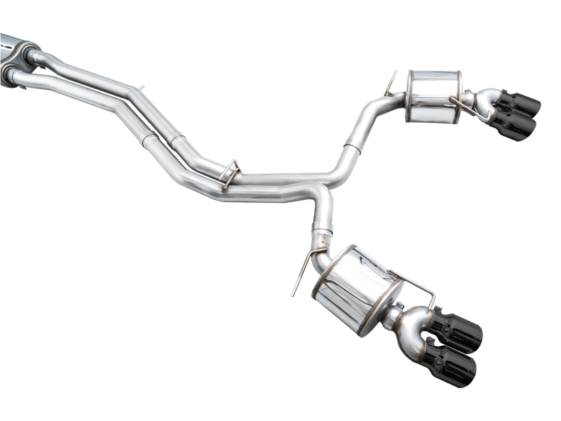 AWE Tuning Touring Edition Exhaust for Audi C8 S6/S7 Diamond Black Tips Diamond Black Tips 3015-43107