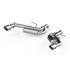 MBRP 2.5"AL Non NPP Axle Back Exhaust w/4" Dual Wall Tips For 16-24Camaro 2.0T V6 3.6L S7038AL