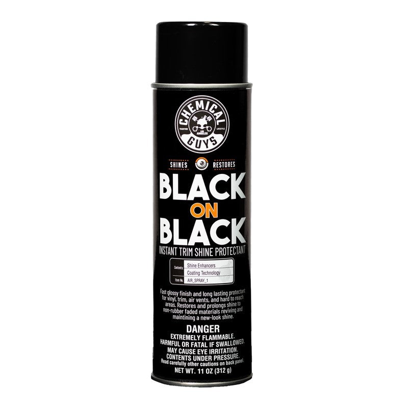 Chemical Guys Black on Black Instant Trim Shine Spray Dressing (Set of 6 x 11 Oz.) AIR_SPRAY_1