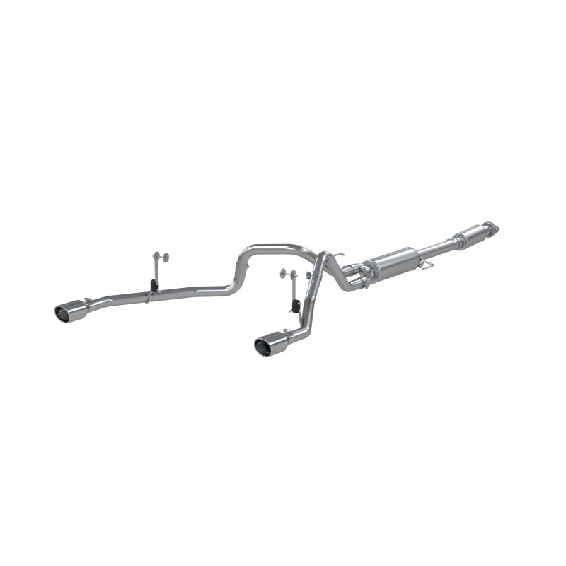 MBRP 3" Cat-Back 2.5" Dual Split Rear, T409 SS, 2021+ F-150 2.7L/ 3.5L Ecoboost, 5.0L S5215409