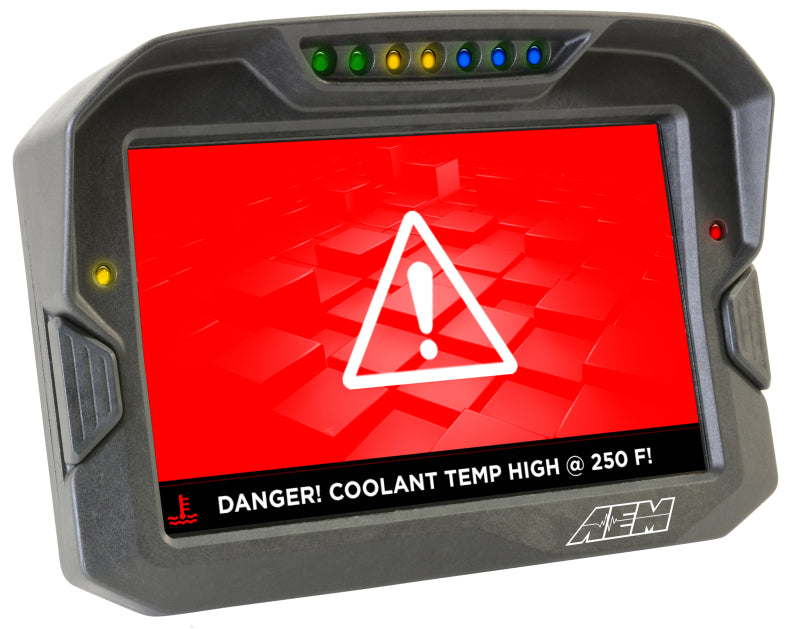 AEM CD-7 Non-Logging/ Non-GPS Race Dash Carbon Fiber Digital Display (CAN Input Only) - 30-5700