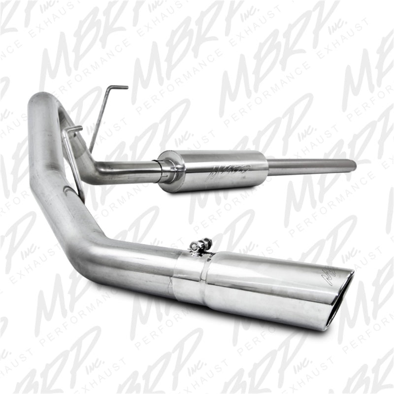 MBRP 3" Cat Back, Single Side, 2004-2008 Ford F150 EC/CC-SB, T409 Stainless Steel S5200409