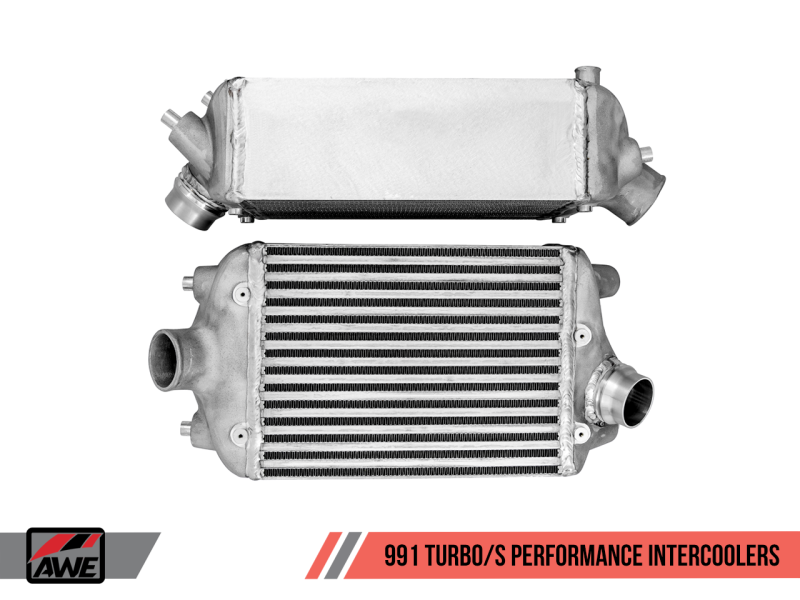 AWE Tuning Performance Intercooler Kit for Porsche 991 (991.2) Turbo/Turbo S 4510-11050