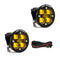 Baja Designs Squadron-R SAE LED Auxiliary Light Pod Pair - Amber 247816