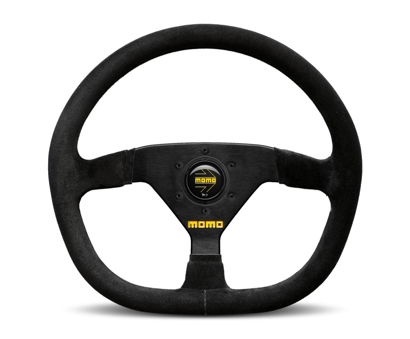 Momo MOD88 Steering Wheel 320 mm - Black Suede/Black Spokes