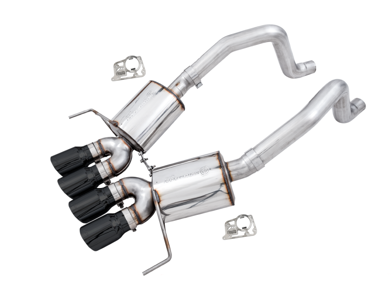 AWE Tuning Touring Edition Axle-Back Exhaust w/Black Tips for Chevy Corvette C7 Z06/ZR1 T 3015-43143