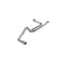 MBRP 2.5"Cat Back 3" AL Steel Single Side Exit Street Profile For 22-24Nissan Frontier 3.8L S5407AL