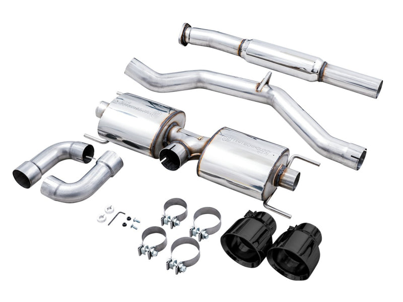 AWE Tuning Touring Edition Cat-Back Exhaust Diamond Black Tips for Subaru BRZ/ Toyota GR86/86 3015-33486