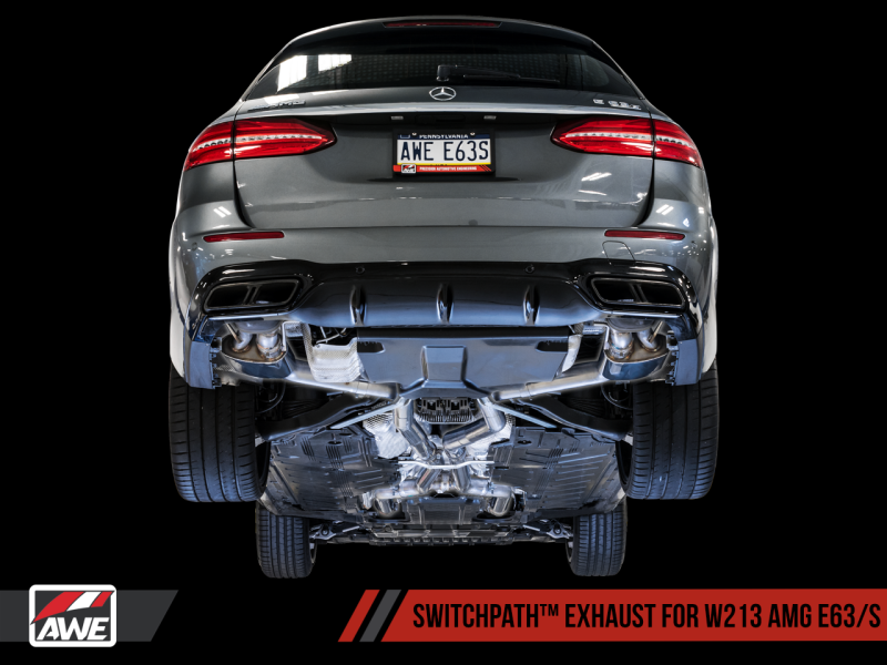 AWE Tuning SwitchPath Exhaust System for DPE Cars for Mercedes-Benz W213 AMG E63/S Sedan/Wagon 3025-31044