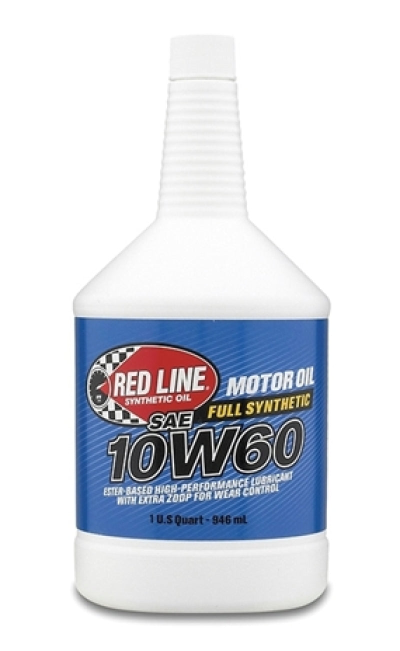 Red Line 10W60 Synthetic Motor Oil (Set of 12 x 1 Qt. Bottle) 11704