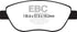 EBC 14-17 Fiat 500 Redstuff Ceramic Low Dust Front Brake Pads