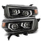 AlphaRex PRO-Series Projector Headlights Plank Style Black for 10-13 Toyota 4Runner 880755