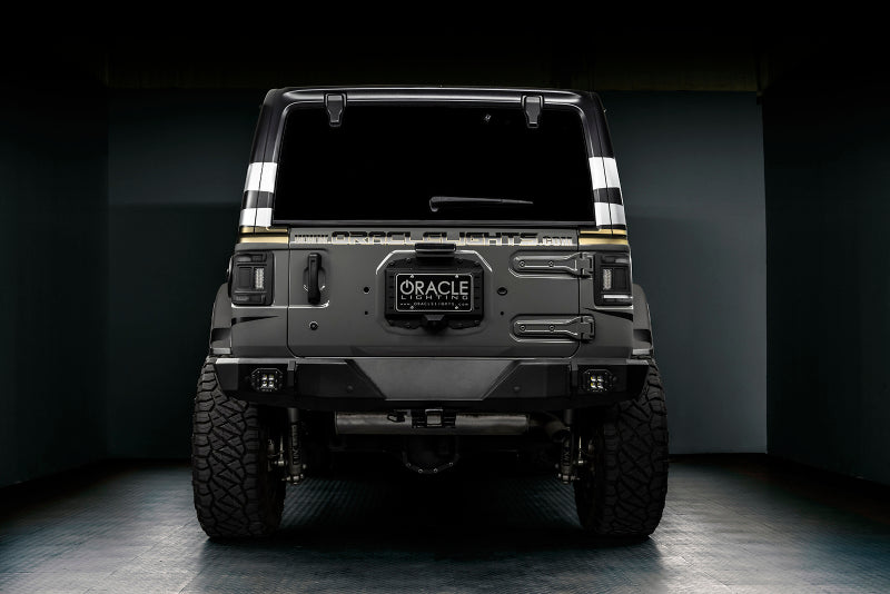 ORACLE Lighting Tinted LED Flush Mount Tail Light for 2018+ Jeep Wrangler Rubicon/Sport 5884-504-T
