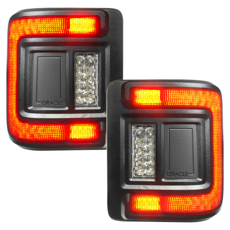 ORACLE Lighting Tinted LED Flush Mount Tail Light for 2018+ Jeep Wrangler Rubicon/Sport 5884-504-T