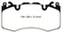 EBC 13+ Land Rover Range Rover 3.0 Supercharged Yellowstuff Front Brake Pads