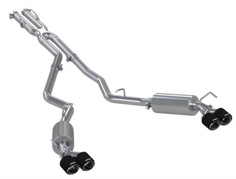 MBRP 2.5" Cat Back, Dual Rear, 20-21 Ford Explorer ST 3.0L Ecoboost w/ Quad CF Tips S52053CF