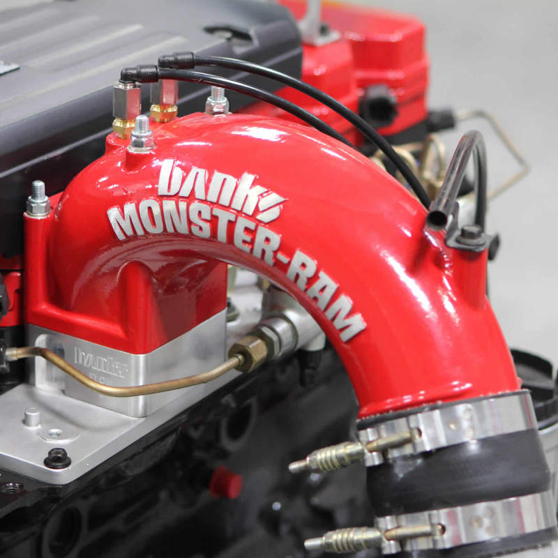 Banks Power w/Stock Intercooler Monster Ram Intake SYS w/out Boost Tube for 03-07 Dodge 5.9L 42765