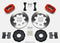 Wilwood Forged Dynalite Front Hat Kit 12.19in Red 02-06 Acura RSX-5 Lug