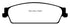 EBC 09-14 Cadillac Escalade 6.0 Hybrid Yellowstuff Rear Brake Pads