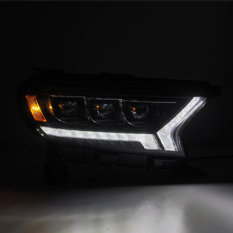 AlphaRex NOVA LED Projector Headlight Plank Style Alpha Black for 19-21 Ford Ranger 880123