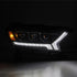 AlphaRex NOVA LED Projector Headlight Plank Style Alpha Black for 19-21 Ford Ranger 880123