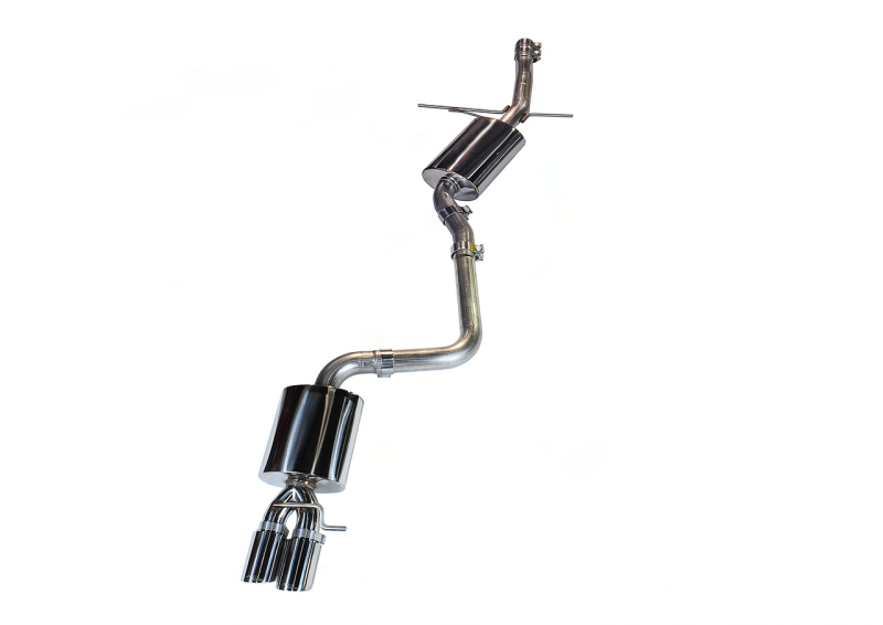 AWE Tuning Touring Edition Exhaust - Single Side Polished Chrome Silver Tips 3015-22010