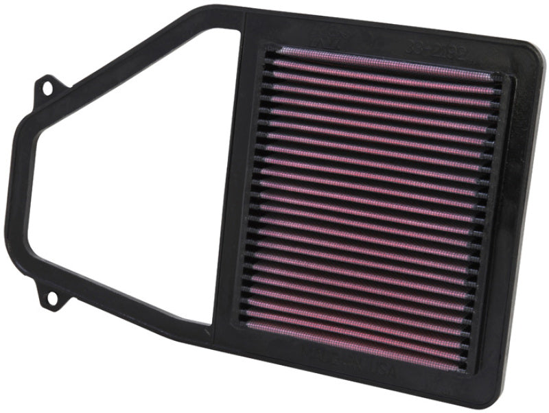 K&N High-Flow Original Drop In Air Filter for 01-05 Honda Civic 1.7L L4 33-2192