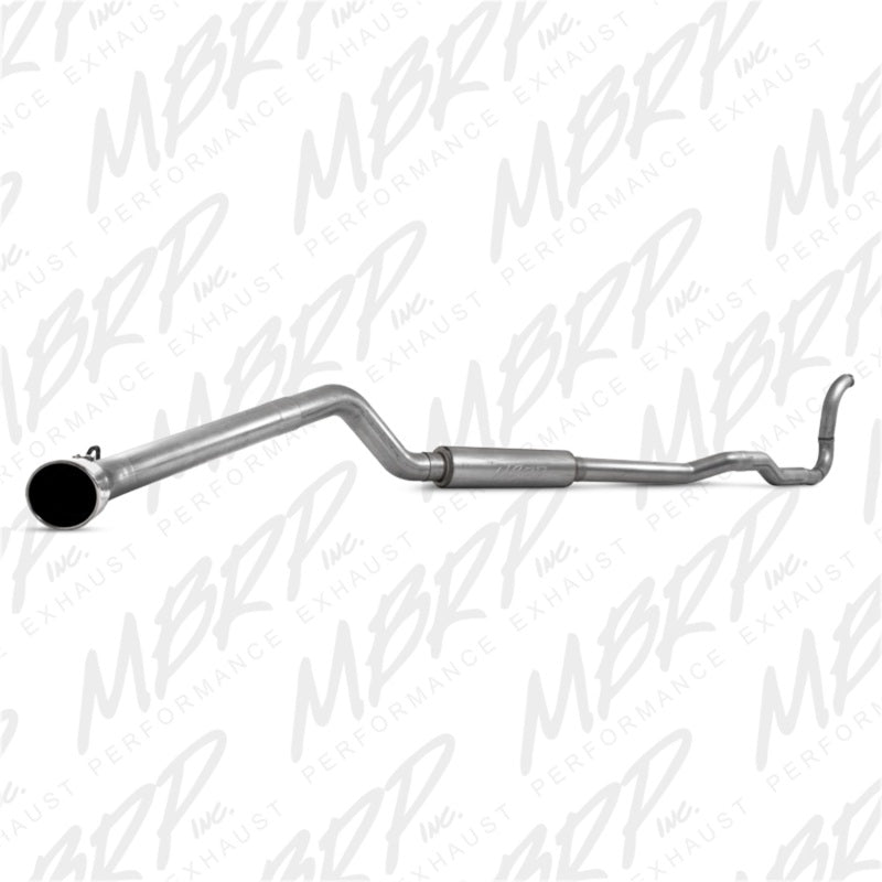 MBRP 4"Turbo Back Single Side Exit AL Exhaust For 88-93 Dodge 2500/3500 Cummins 4WD ONLY S6150AL