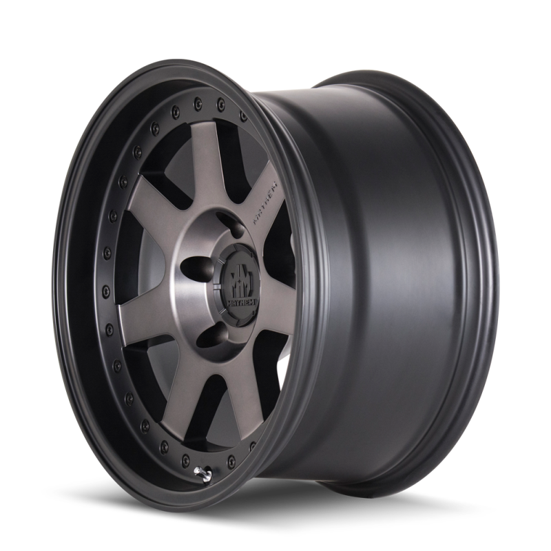 Mayhem 8300 Prodigy 18x9 / 8x165.1 BP / 0mm Offset / 130.8mm Hub Matte Black w/ Dark Tint Wheel