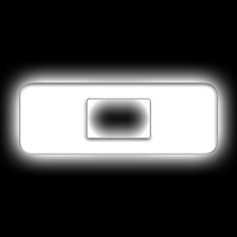 ORACLE Lighting Universal Illuminated White LED Letter Badges (Matte White Surface Finish) - O 3140-O-001