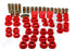 Energy Suspension 02-09 350Z / 03-07 Infiniti G35 Coupe Red Rear Control Arm Bushing Set