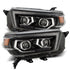 AlphaRex LUXX LED Projector Headlights Plank Style Black for 10-13 Toyota 4Runner 880757