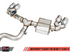 AWE Tuning SwitchPath Exhaust w/Chrome Silver Tips 102mm for Mk7 Golf R 3025-42064