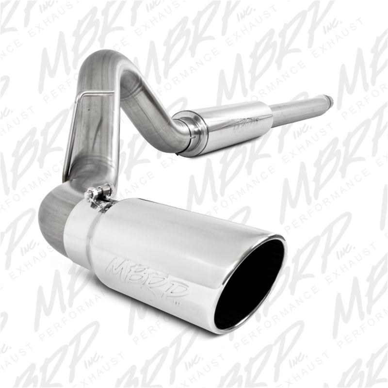 MBRP Single Side T409 Exhaust 4" Resonator Back For 11-16 Ford F-250/350/450 6.2L V8 S5246409
