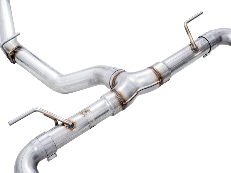 AWE Tuning Track Edition Cat-Back Exhaust Chrome Silver Tips for Subaru BRZ/Toyota GR86/86 3020-32279