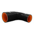 Mishimoto Silicone Reducer Coupler 90 Degree 2.5in to 3in - Black