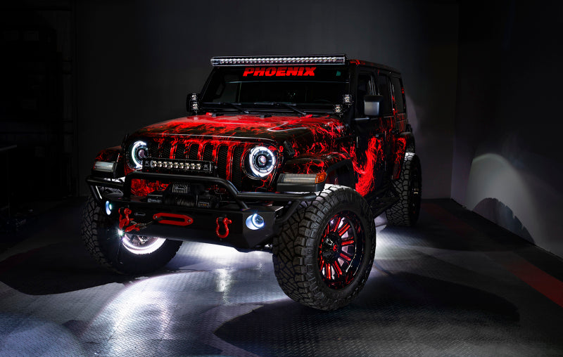 ORACLE Lighting High Performance Dynamic ColorSHIFT 20 W LED Fog Lights for Jeep JK/JL/JT 5846-332