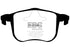 EBC 06-11 Saab 9-3 2.0 Turbo (Aero) Yellowstuff Front Brake Pads