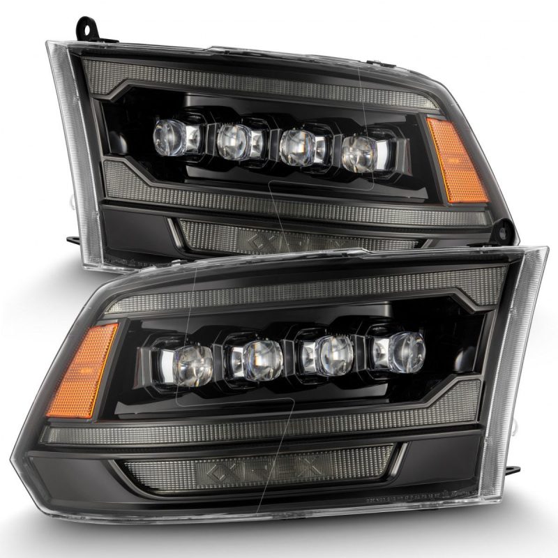 AlphaRex NOVA LED Projector Headlights Plank Style Alpha Black for 09-18 Ram 2500 880557