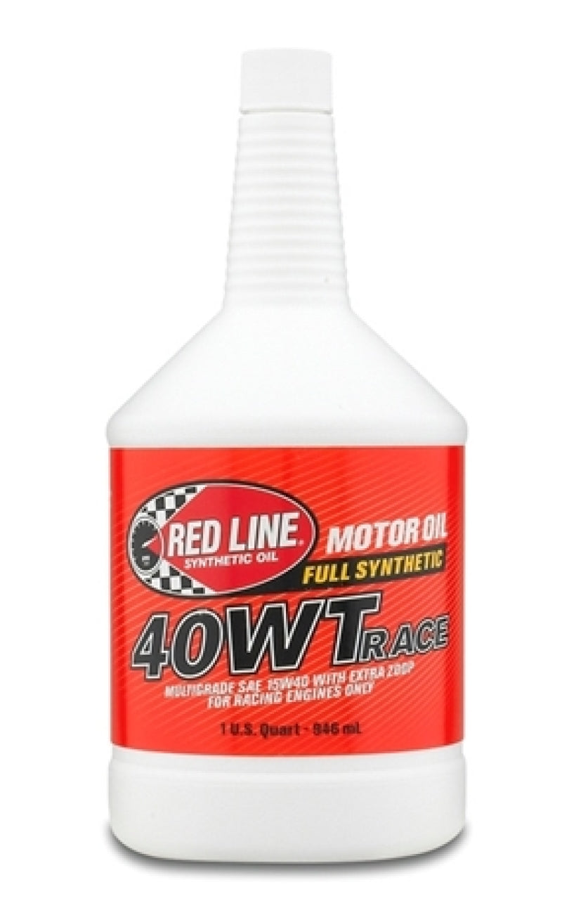 Red Line 40WT Synthetic Racing Oil - 15W40 (Set of 12 x 1 Qt. Bottle) 10404