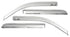 AVS 12-16 Honda CR-V Ventvisor Outside Mount Front & Rear Window Deflectors 4pc - Chrome