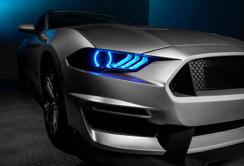 Oracle Lighting Dynamic ColorSHIFT LED Headlights - Black Series for 18-23 Ford Mustang 8204-332
