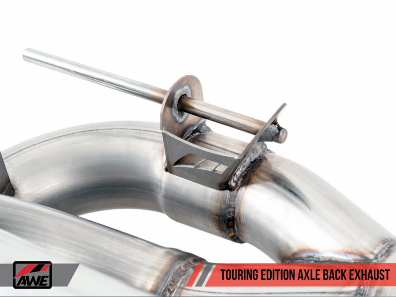 AWE Tuning Touring Edition Axle Back Exhaust For BMWF3X 335i/435i-90mmChrome Silver Tips 3010-32024